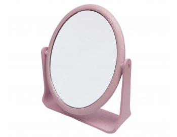 Oboustrann� kosmetick� ov�ln� zrc�tko Duko 1026 se stoj�nkem - r��ov�