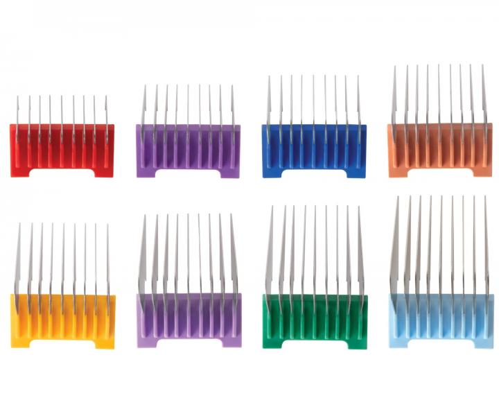 Sada n�hradn�ch kovov�ch n�stavc� Wahl Stainless Steel Attachments Combs 3027903 - 8 ks