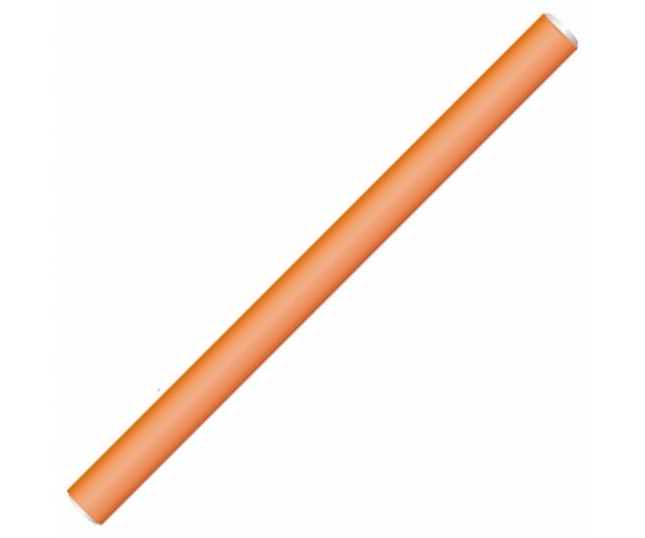 Ohebné natáčky na vlasy Hairway Flex - pr. 17 mm, oranžové - 12 ks