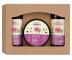 T�lov� �ada p��e o t�lo Green Pharmacy Body Care s dama�skou r��� a bambuck�m m�slem - d�rkov� sada - sprchov� gel + cukrov� peeling + t�lov� ml�ko