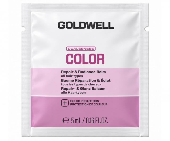Regenera�n� bezoplachov� balz�m pro z��ivou barvu a lesk vlas� Goldwell Dualsenses Color Repair & Radiance Balm - 5 ml