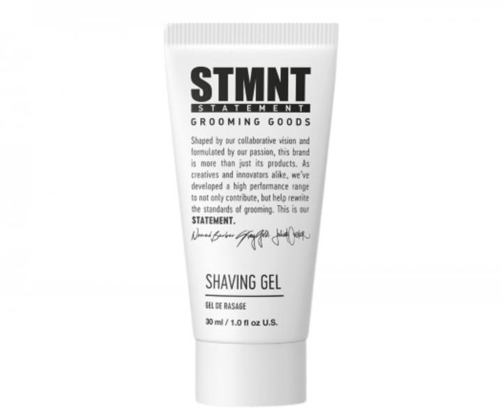 P�nsk� gel na holen� STMNT Grooming Goods Shaving Gel - 30 ml, transparentn�
