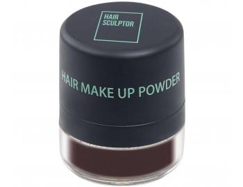 Pudr pro zakryt� odrost� a �edin Sibel Hair Make-up Powder - tmav� hn�d�, 3 g