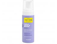 Bezoplachov� fialov� p�na pro neutralizaci �lut�ch t�n� Yellow Professional Silver Purple Leave-In Mouse - 160 ml
