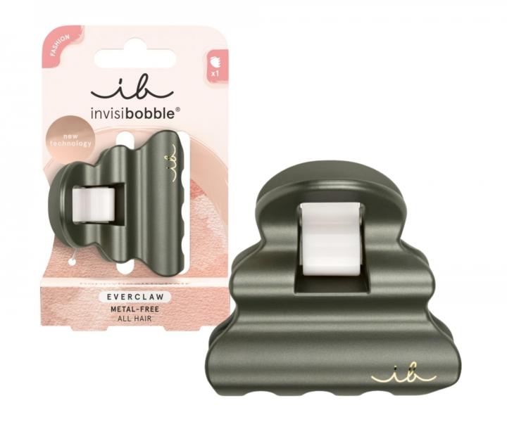 Sk�ipec do vlas� Invisibobble Everclaw M Piny Plateau - metalick� tmav� �ed�