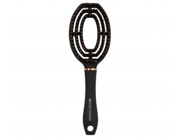 Kart�� na roz�es�v�n� a fouk�n� vlas� s kan��mi a nylonov�mi �t�tinami Sister Young Coco Hair Brush - �ern�