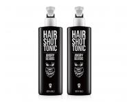 Výhodná sada osvěžujících tonik na vlasy Angry Beards Hair Shot Tonic - 2 x 500 ml - 1+1 za polovinu