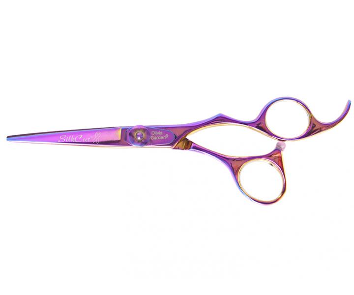 Kadeřnické nůžky Olivia Garden SilkCut® Shear 5,75" Rainbow Edition - duhové