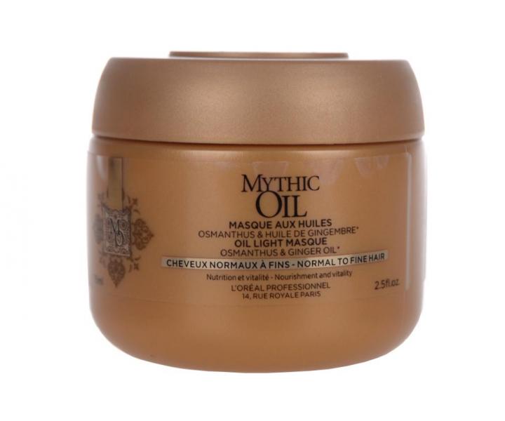 Maska pro normální až jemné vlasy Loréal Mythic Oil - 75 ml