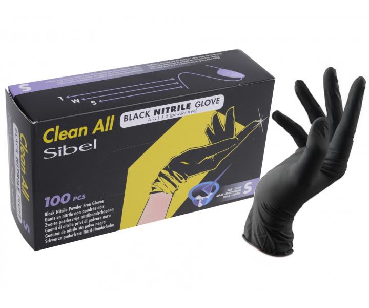 Nitrilové rukavice pro kadeřníky Sibel Clean All 100 ks - S