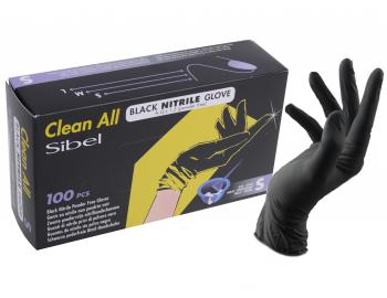 Nitrilové rukavice pro kadeřníky Sibel Clean All 100 ks - S