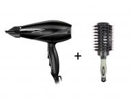 Fn na vlasy BaByliss 6610DE - 2100 W, ern + kart na vlasy BaByliss 45 mm ZDARMA