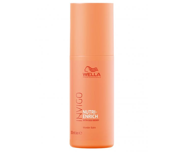 Bezoplachový balzám pro suché a poškozené vlasy Wella Invigo Nutri-Enrich Wonder Balm - 150 ml