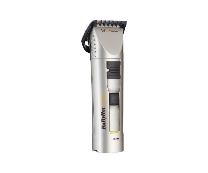 BaByliss Zastřihovač vlasů a vousů E780E - titanová čepel