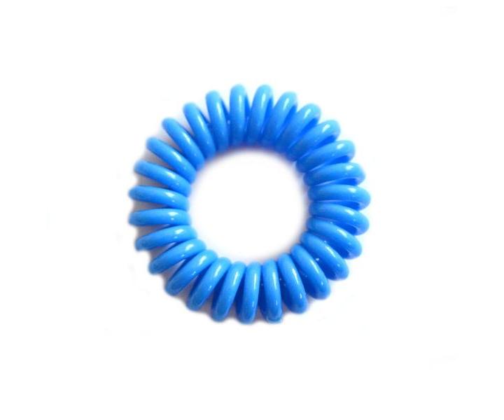 Spirlov plastov gumika do vlas pr.3,5 cm - modr 2 (bonus)