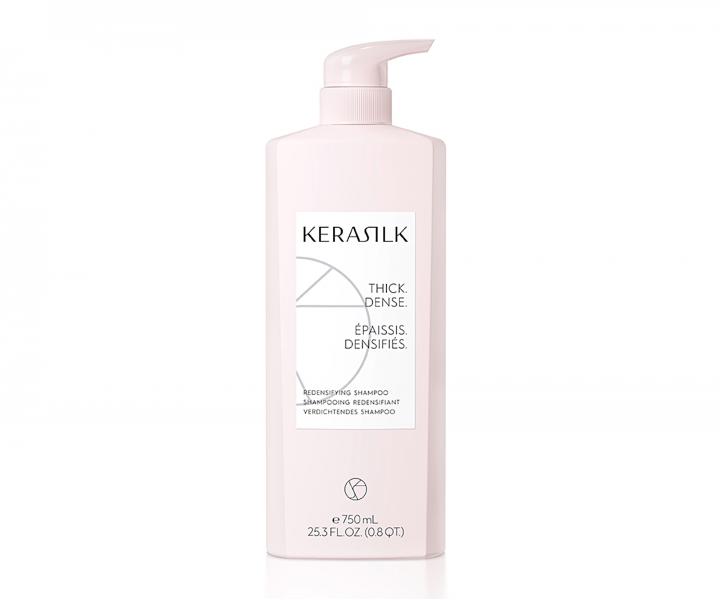 Jemn istic posilujc ampon pro slab a dnouc vlasy Kerasilk Redensifying Shampoo - 750 ml