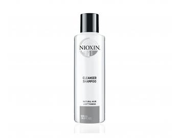 Šampon pro mírně řídnoucí přírodní vlasy Nioxin System 1 Cleanser Shampoo - 300 ml