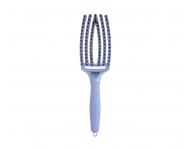 Kartáč Olivia Garden Fingerbrush Combo Medium - perleťově modrý