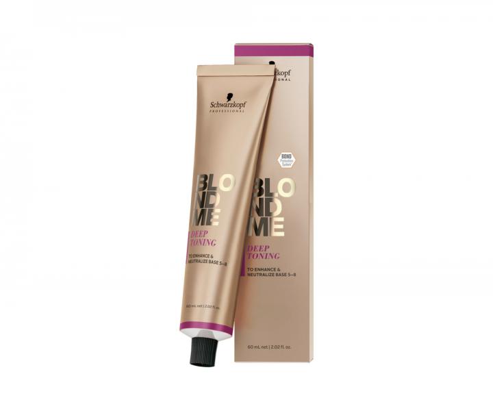 Hluboký tónovací krém Schwarzkopf Professional BlondMe Deep Toning - 60 ml, mléčná čokoláda