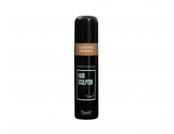 Sprej pro zakrytí řídnoucích vlasů Sibel Hair Sculptor - tmavá blond, 75 ml