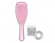 Kartáč na rozčesávání vlasů Tangle Teezer The Wet Detangler + spirálové gumičky zdarma