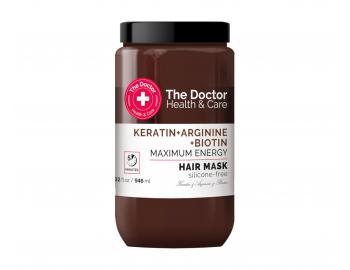 Energizující maska pro slabé a mastné vlasy The Doctor Keratin + Arginine + Biotin Mask - 946 ml