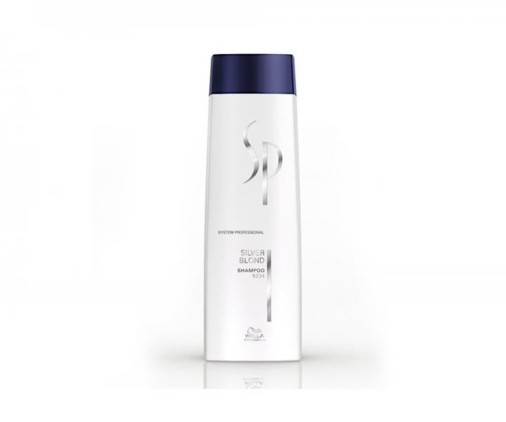 ampon pro blond a pirozen ediv vlasy Wella Professionals SP Silver Blond Shampoo - 250 ml