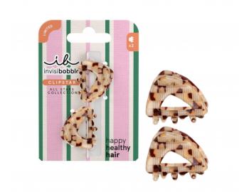 Sk�ipce do vlas� Invisibobble Clipstar XS All Stars Golden Caddie - 2 ks, jantarov� hn�d�