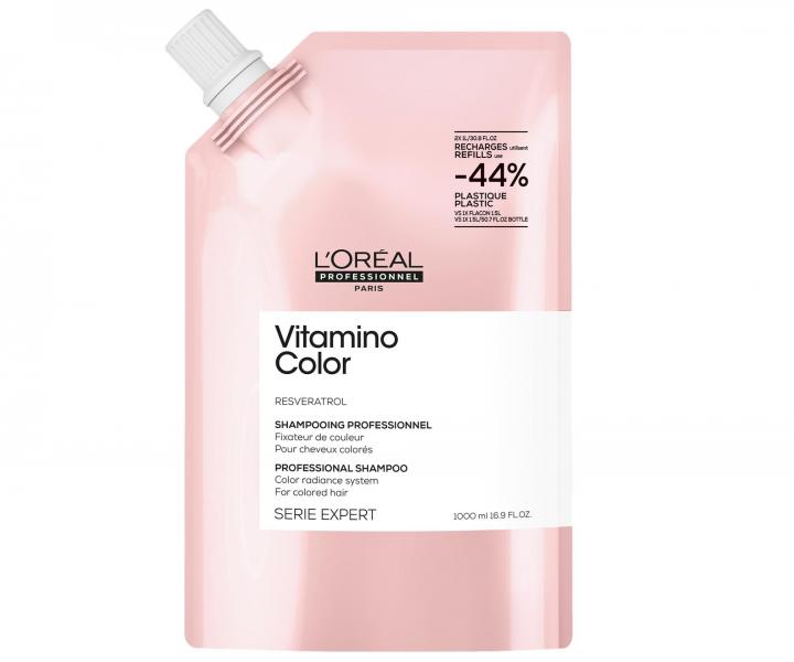 �ampon pro z��ivost barvy vlas� Lor�al Professionnel Vitamino Color - 1000 ml, n�hradn� n�pl�