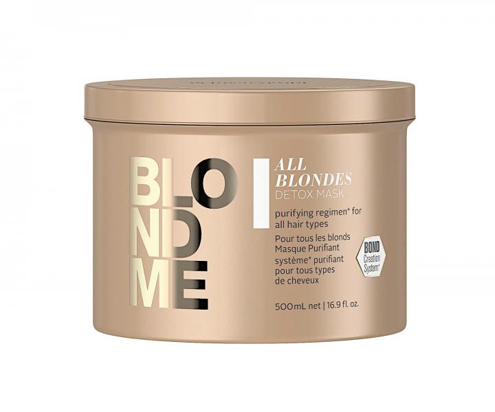 Detoxikační maska pro blond vlasy Schwarzkopf Professional All Blondes Detox Mask