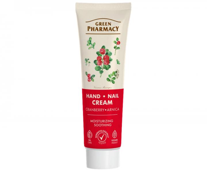 Kr�m na ruce a nehty s brusinkou a arnikou Green Pharmacy Hand And Nail Cream Cranberry - 100 ml