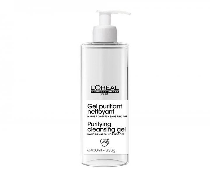 Dezinfekční gel na ruce a nehty Loréal Professionnel Gel Purifiant Nettoyant - 400 ml (bonus)