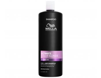 Neutraliza�n� �ampon pro blond a mel�rovan� vlasy Wella Professional Ultimate Color Blonde Onyx Shampoo - 1000 ml