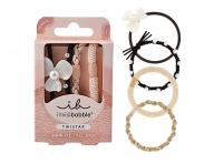 Sada ozdobných gumiček do vlasů Invisibobble Twistar Flower Pearl - 4 ks