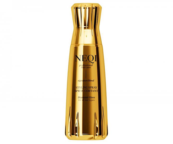 Stylingový sprej pro lesk a hladký vzhled všech typů vlasů Neqi Styling Spray Diamond Glass - 180 ml