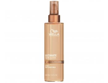 Bezoplachov� ml�ko s termoochranou pro jemn� vlasy Wella Professionals Ultimate Smooth 24/7 Silky Milk - 100 ml