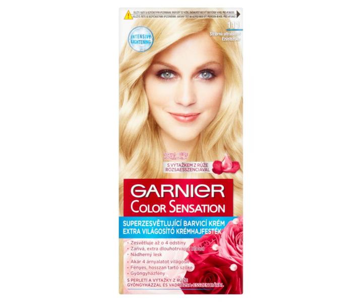 Superzesv�tluj�c� barva Garnier Color Sensation 111 st��brn� ultrablond