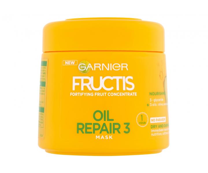Maska pro such vlasy Garnier Fructis Oil Repair 3 - 300 ml