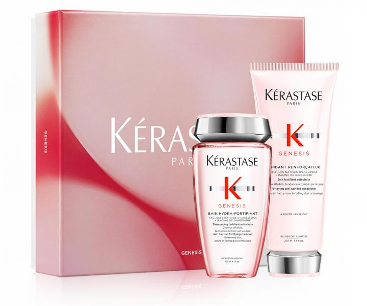 Dárková sada pro oslabené vlasy se sklonem k padání Kérastase Genesis Fondant Spring Box