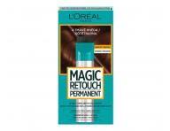 Permanentní barva na odrosty a šediny Loréal Magic Retouch Permanent - odstín 4, tmavě hnědá