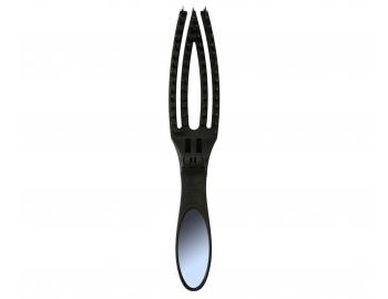 Kartáč Olivia Garden Fingerbrush On the Go Smooth&Style - černý
