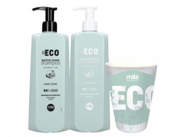 ada Be Eco Water Shine Mila - sada - ampon + kondicionr + keramick hrnek zdarma