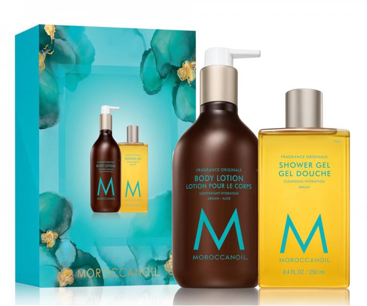 Dárková sada tělové kosmetiky Moroccanoil Nourishing Body Care Duo Fragrance Originale
