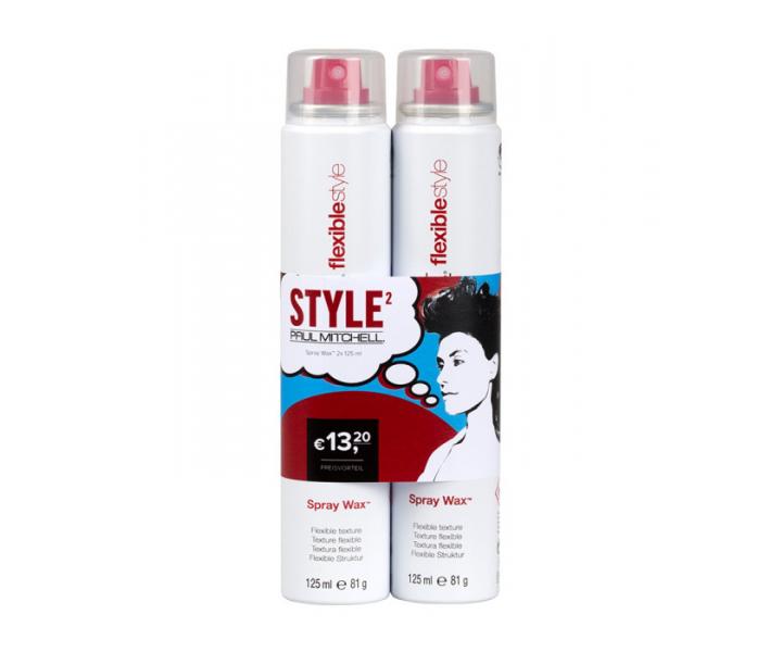 Vosk ve spreji Spray Wax Duo Paul Mitchell, 2 x 125 ml