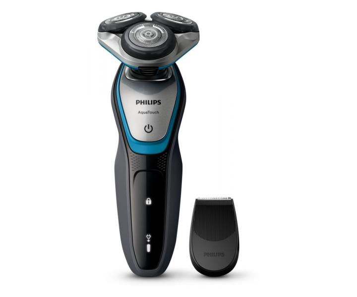 Elektrický holicí strojek Philips AquaTouch S5400/06 - šedý