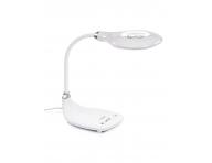 LED lampa na stůl s lupou, 5x zvětšení - Sibel Argus