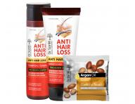 Sada pro podporu růstu vlasů Dr. Santé Anti Hair Loss - šampon 250 ml + péče 200 ml + mýdlo zdarma