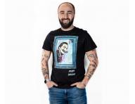 Tričko s krátkým rukávem Crazy Scissors Salvador Dalí - černé, XXL