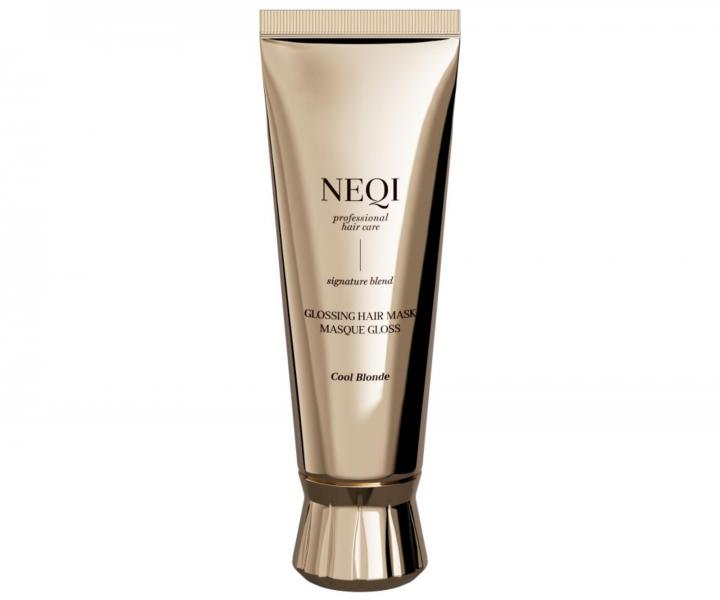 T�novac� maska na vlasy Neqi Glossing Hair Mask Cool Blonde - 120 ml, studen� blond