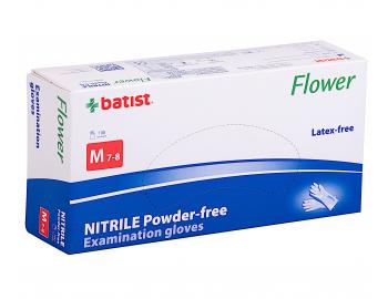 Jednorázové nitrilové rukavice Batist Flower 100 ks - M